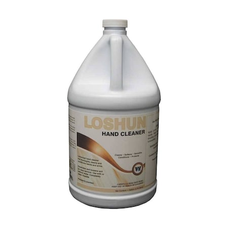Warsaw Chemical Loshun, Hand Cleaner - cleans and condition hands, Almond Scent, 1-Gallon, 4PK 20463-0000004
